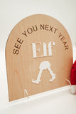 Elf Arrival & Departure Signs - Double Sided